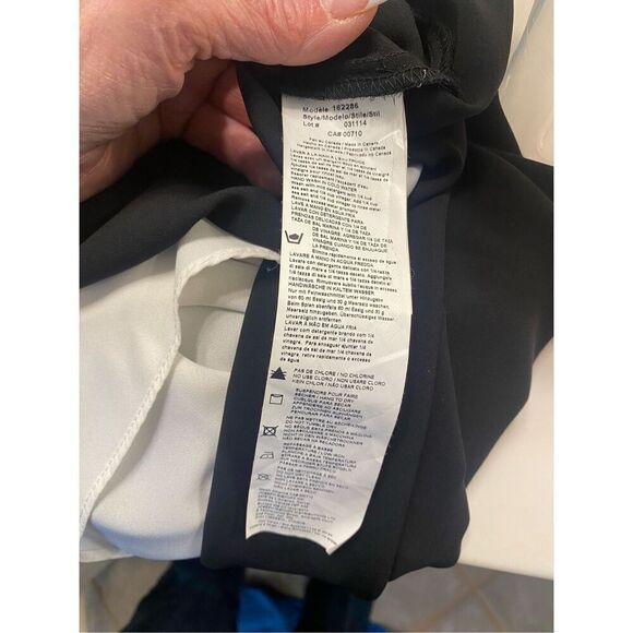 Joseph Ribkoff Sleeveless B-Neck Tunic Long Asymmetrical Sz. 14 - Picture 8 of 9